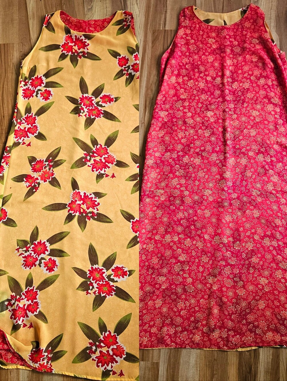 Vintage Reversible Maxi Dress